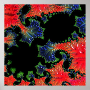 Mandelbrot Garden Poster