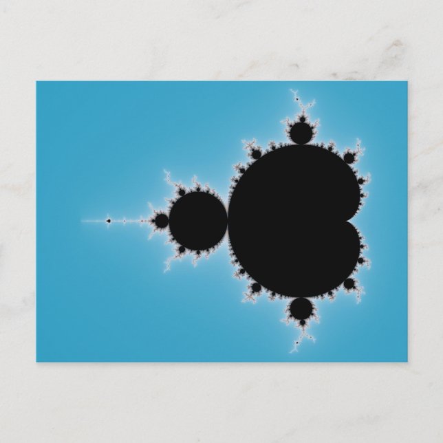 Mandelbrot Set 05 - Fraktal Postkarte (Vorderseite)