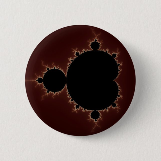 Mandelbrot Set 08 - Fraktal Button (Vorderseite)