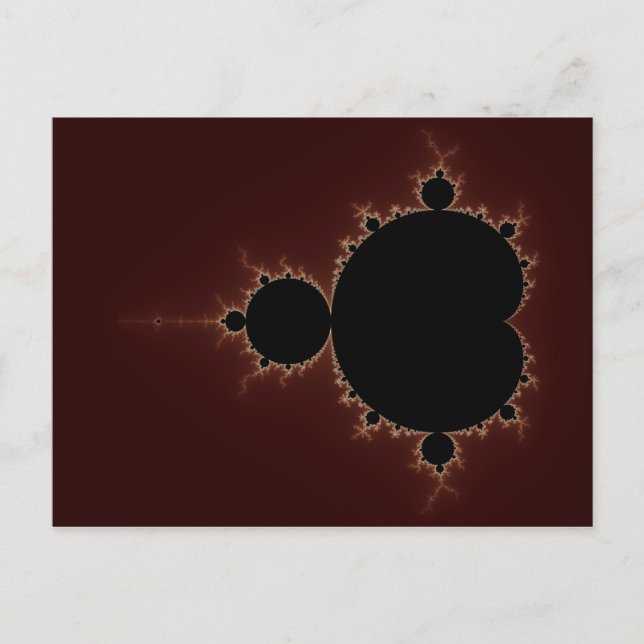 Mandelbrot Set 08 - Fraktal Postkarte (Vorderseite)