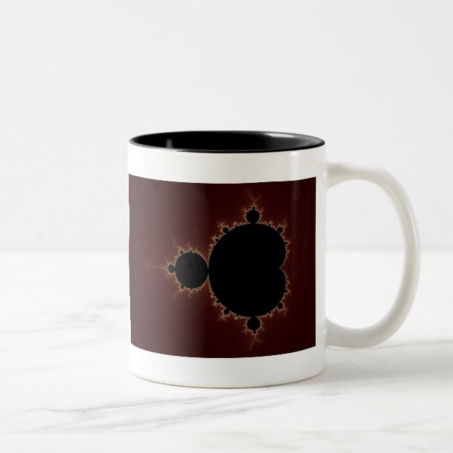 Mandelbrot Set 08 - Fraktal Zweifarbige Tasse (Rechts)