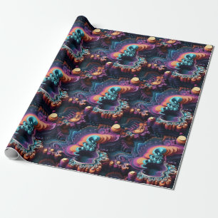 Mandelbrot Set 3D Wrapping Paper für Mathe-Liebhab Geschenkpapier