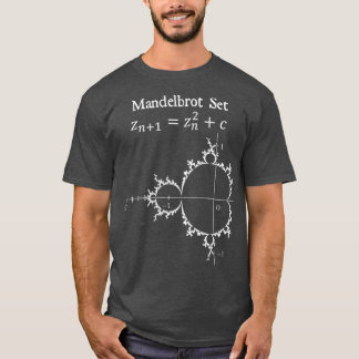 Mandelbrot Set Fraktal Chaos Theory Mathe Physik D T-Shirt