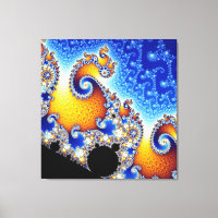 Mandelbrot Set Satellite Double Spiral Fraktal