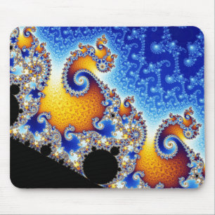 Mandelbrot Set Zwei-dimensionale Fraktal-Form Mousepad
