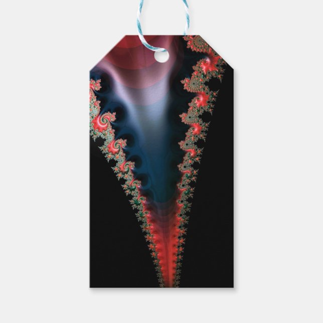 Mandelbrot Zip Geschenktag Geschenkanhänger (Vorderseite)