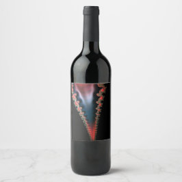 Mandelbrot Zip Wine Labels Weinetikett