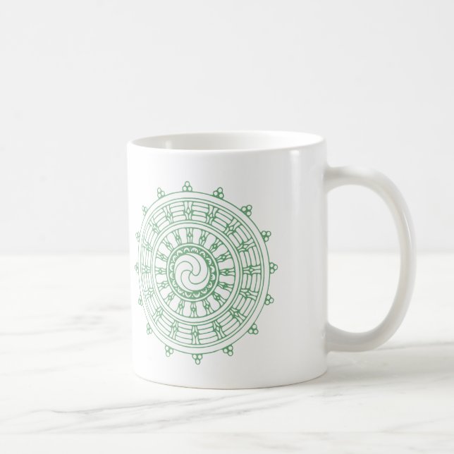 Mandella grün kaffeetasse (Rechts)