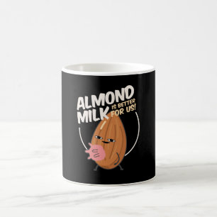 Mandelmilch besser für unsere Milch Vegan Vegetar Kaffeetasse