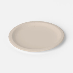 Mandeln (feste Farbe) Pappteller