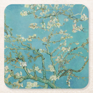 Mandelnblüten von Vincent Van Gogh Fine Art Rechteckiger Pappuntersetzer