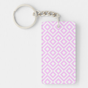 Mander rose et blanc