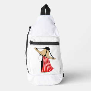 Mandil w Chachiya: Symbole der Jebala-Identität Crossbody Bag