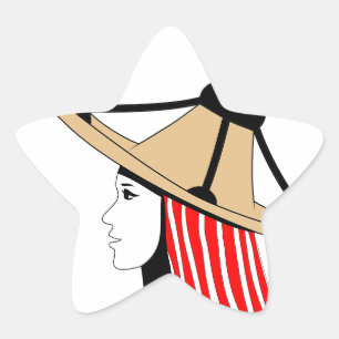 Mandil w Chachiya: Symbole der Jebala-Identität Stern-Aufkleber