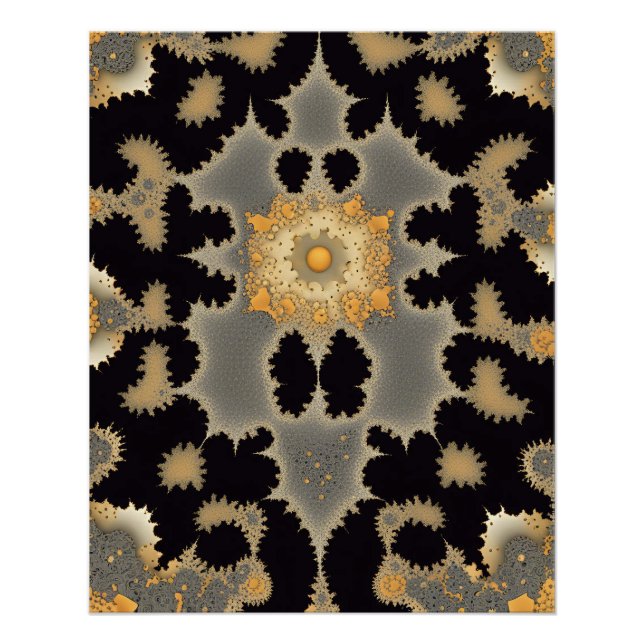 Mandlebrot Caverns Map Poster (Vorderseite)