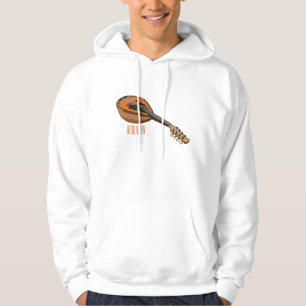 Mandolin-Cartoon-Abbildung Hoodie