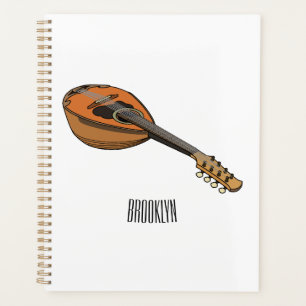 Mandolin-Cartoon-Abbildung Planer