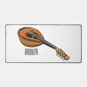 Mandolin-Cartoon-Abbildung Schreibtischunterlage