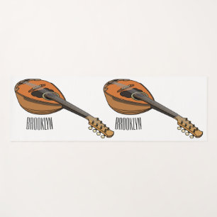 Mandolin-Cartoon-Abbildung Yogamatte