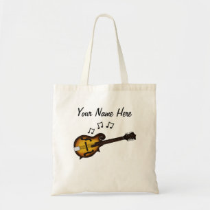 Mandolin Custom Tote Bag Mandolinist Folkmusiker Tragetasche