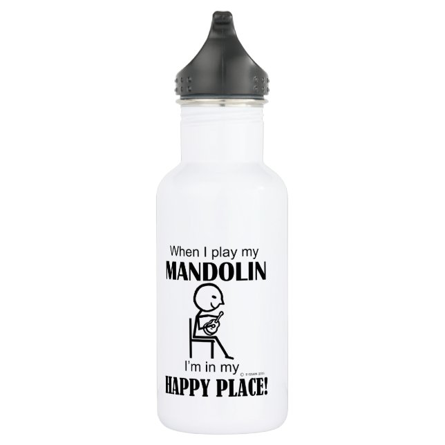 Mandolin Happy Place Edelstahlflasche (Rechts)