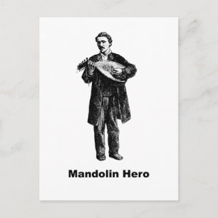 Mandolin Hero Postkarte
