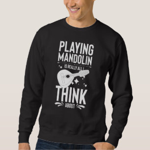Mandolin Instrument Music Player Einführungskurs Sweatshirt