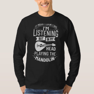 Mandolin Instrument Music Player Einführungskurs T-Shirt