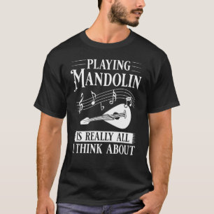 Mandolin Instrument Music Player Einführungskurs T-Shirt
