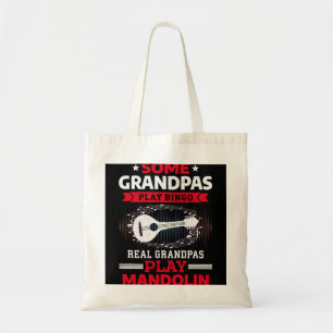 Mandolin Lover Einige Grandpas spielen Bingo Real  Tragetasche