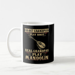 Mandolin Lover Mens Spielen Bingo Real Grandpas Kaffeetasse