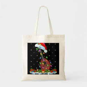 Mandolin Lover Music Lover Matching Weihnachtsmann Tragetasche