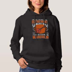 Mandolin Lover Old Man Mandolin Player Mandolinist Hoodie