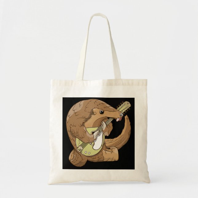 Mandolin Lover Pangolin bei Mandolin Tragetasche (Vorne)