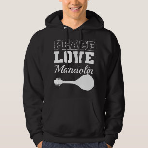 Mandolin Lover Peace Liebe Mandolin Maestro 1 Hoodie