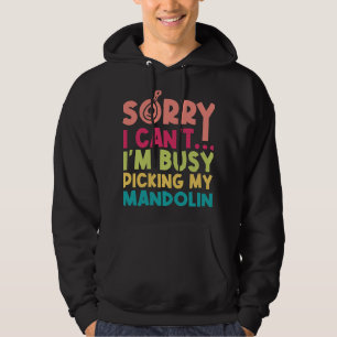 Mandolin Lover Pickte meinen Mandolin-Musiker Mand Hoodie