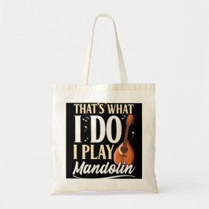 Mandolin Lover Player Fan Merch das tue ich Tragetasche