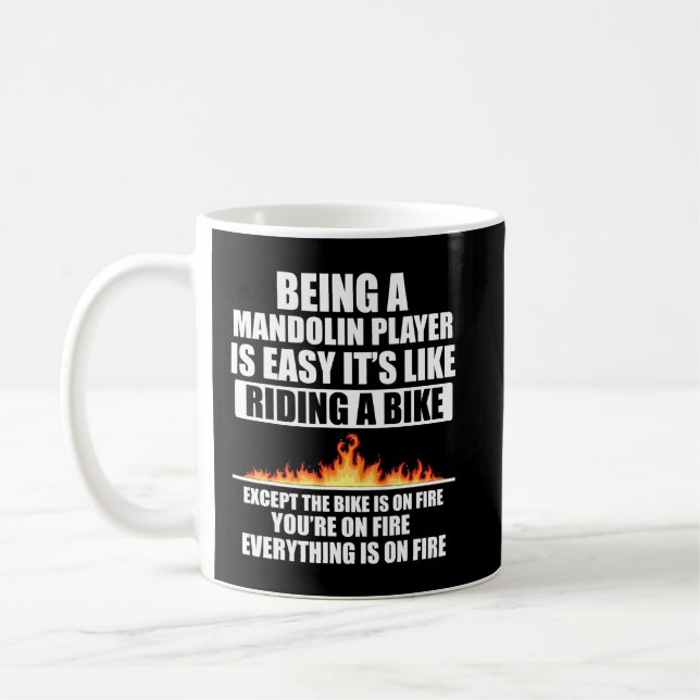 Mandolin Lover Player Mando Lover Geschenke Kaffeetasse (Links)