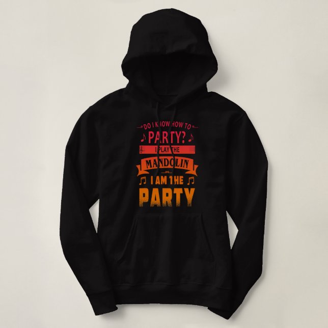 Mandolin Lover player Party tee (Design vorne)