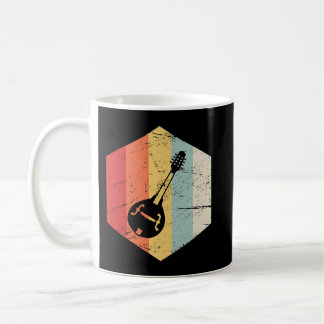 Mandolin Lover Retro Vintag Mandolin Kaffeetasse