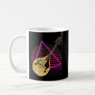 Mandolin Lover Vintag Mandolin Vaporwave 80er Aest Kaffeetasse