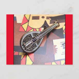 "Mandolin Melody" Postkarte