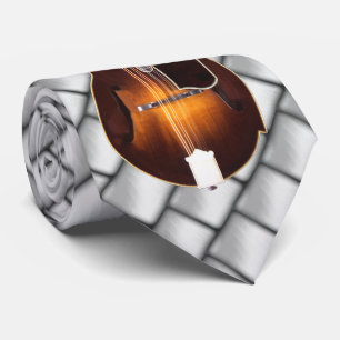 MANDOLIN —ON GRAY KRAWATTE