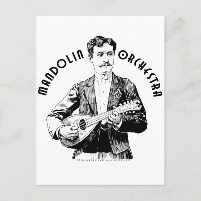 Mandolin Orchestra Postkarte (Vorderseite)
