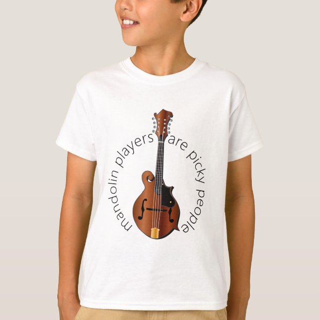 Mandolin-Spieler sind wählerische Leute T-Shirt (Vorderseite)