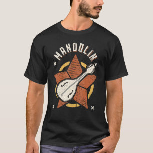 Mandolin Vintag Retro Classic Music T-Shirt