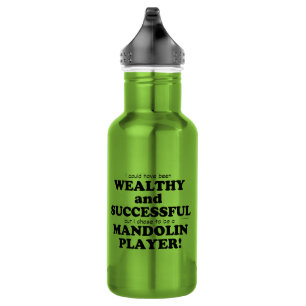 Mandolin Wealthy & Successful Edelstahlflasche