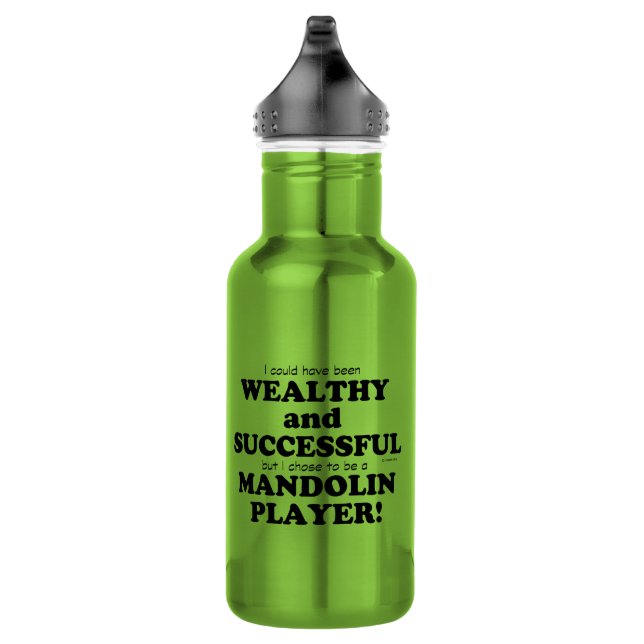 Mandolin Wealthy & Successful Edelstahlflasche (Rechts)