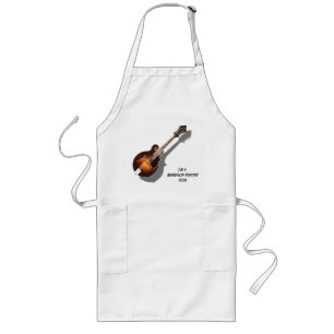 MANDOLINE, DIE COOK-APRON SPIELT LANGE SCHÜRZE