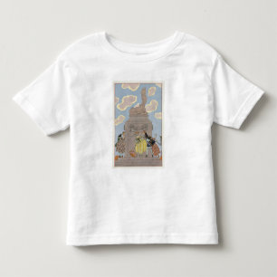 Mandoline, Illustration für "Partys Galantes" Kleinkind T-shirt